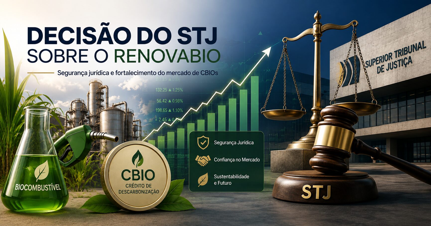 Decisão do STJ sobre liminares envolvendo a compra de Créditos de Descarbonização (CBIOs).
